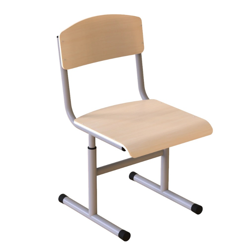 Стілець на круглій трубі з РВ (Т-подібний) 3-6 HPL (7813) МЕБЛІ ТЕХНОСТИЛЬ